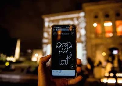 un telephone ou on peut dessiner